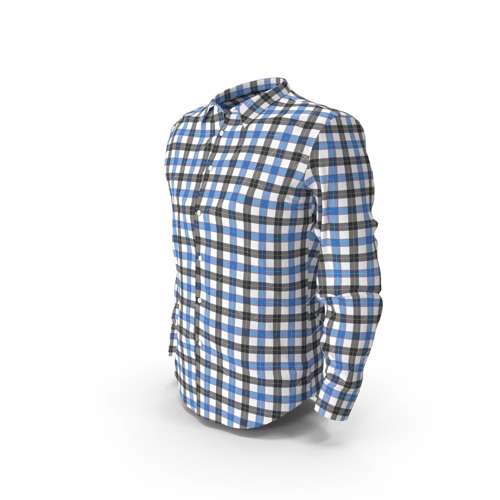 Blue & Black Check Shirt 2