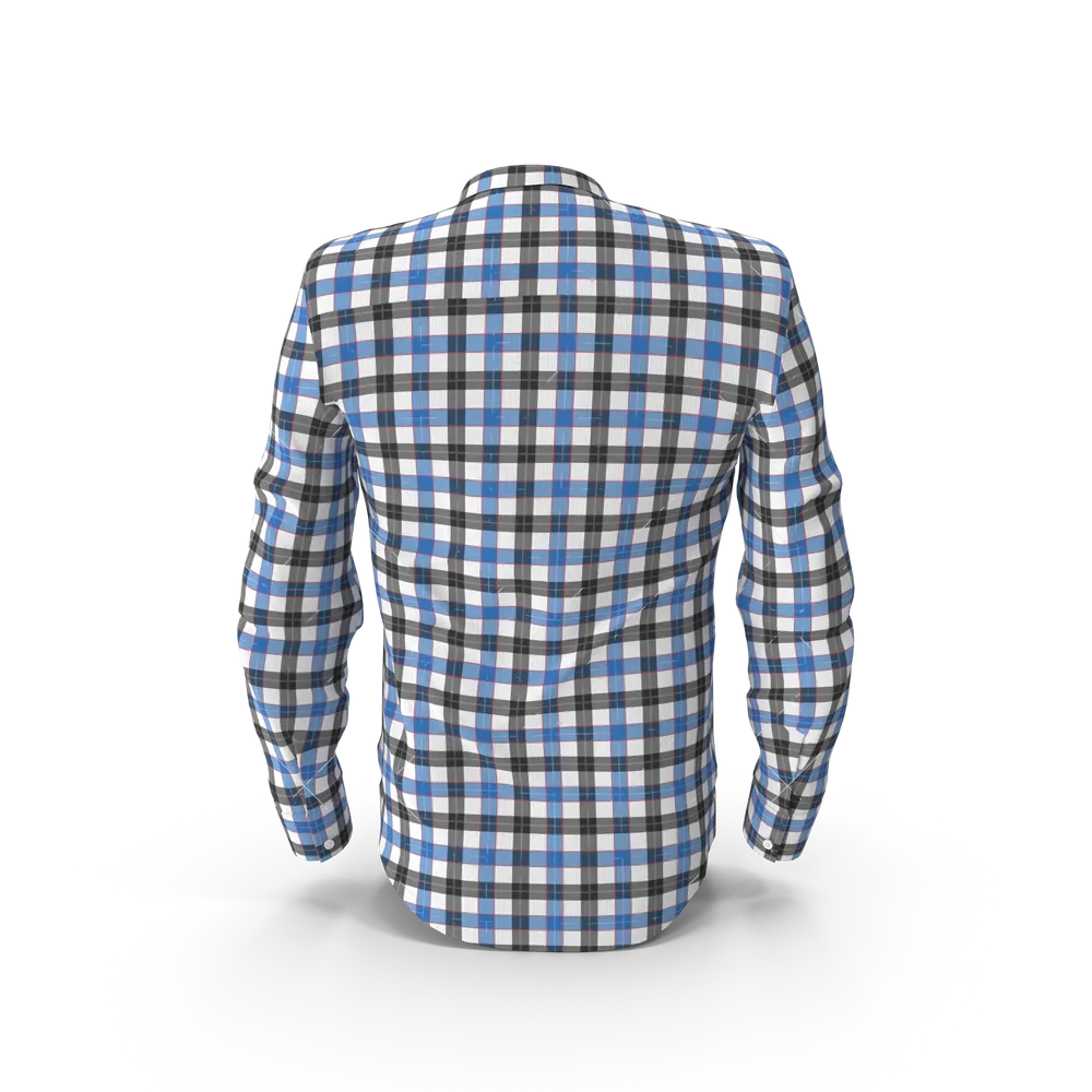 Blue & Black Check Shirt 3