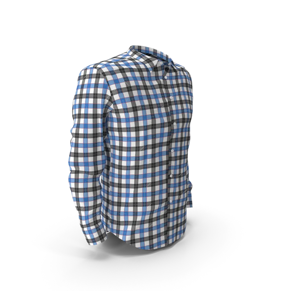 Blue & Black Check Shirt 4