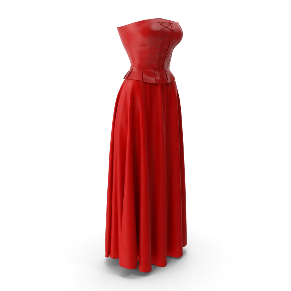 Corset Leather With Skirt 4